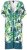 Ulla Popken 846493 Gemustertes Kleid Petrol - Kaftane - 