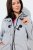 Ulla Popken 846744 Softshelljacke Grau meliert - Jacken - Große Jacken für Damen