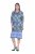 Ulla Popken 846952 Geblümtes Hemdblusenkleid Weiß - Midikleider - Midikleider in großen Größen