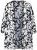 Ulla Popken 847060 Offene Jacke aus Ausbrenner-Chiffon Schwarz - Jacken - Große Jacken für Damen