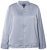 Ulla Popken 847191 Schimmernder Blouson mit College-Kragen Grau - Jacken - Große Jacken für Damen