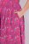 Ulla Popken 847409 Gemustertes Maxikleid Beerenrot - Maxikleider - Große Größen: Lange Maxikleider