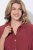 Ulla Popken 847797 Hemdblusenkleid Rostrot - Blusenkleider - 