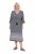 Ulla Popken 847798 Midikleid in A-Linie mit V-Ausschnitt Schwarz - Midikleider - Midikleider in großen Größen