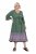 Ulla Popken 847798 Midikleid in A-Linie mit V-Ausschnitt Dunkelgrün - Midikleider - Midikleider in großen Größen