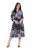 Ulla Popken 847972 Geblümtes Strickkleid Weiß - Strickkleider - 