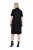 Ulla Popken 848105 Sweatkleid Schwarz - Kleider - Kleider für jede Größe