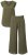 Ulla Popken 848131 Pyjama mit Spitze Oliv - Pyjama/Loungewear - 