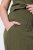 Ulla Popken 848131 Pyjama mit Spitze Oliv - Pyjama/Loungewear - 