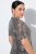 Ulla Popken 848137 Paillettenkleid mit Animal-Print Beige - Abendkleider - Abendkleider für Damen in großen Größen