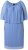 Ulla Popken 848169 Chiffonkleid in A-Linie Hellblau - Midikleider - Midikleider in großen Größen