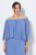 Ulla Popken 848169 Chiffonkleid in A-Linie Hellblau - Midikleider - Midikleider in großen Größen