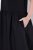 Ulla Popken 848305 Ärmelloses Midikleid mit V-Ausschnitt Schwarz - Midikleider - Midikleider in großen Größen