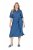 Ulla Popken 848491 Hemdblusenkleid Denimblau - Midikleider - Midikleider in großen Größen