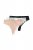 Ulla Popken 848522 Strings mit Spitze 3er-Pack Schwarz - Slips - 