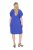Ulla Popken 848526 Kleid aus Leinenmix mit Taschen Blau - Sommerkleider - Große Größen: Leichte Sommerkleider