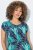Ulla Popken 848696 Gemustertes Kleid Dunkelblau - Sommerkleider - Große Größen: Leichte Sommerkleider