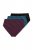 Ulla Popken 848803 Slips mit Spitze 3er-Pack Weinrot - Slips - 