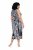 Ulla Popken 848948 Kleid mit Animal-Print Schwarz - Sommerkleider - Große Größen: Leichte Sommerkleider