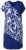 Ulla Popken 849033 Kurzärmliges Chiffonkleid mit V-Ausschnitt Dunkelblau - Kleider - Kleider für jede Größe
