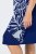 Ulla Popken 849033 Kurzärmliges Chiffonkleid mit V-Ausschnitt Dunkelblau - Kleider - Kleider für jede Größe