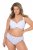 Ulla Popken 849098 Geblümte Slips 5er-Pack Hellblau - Slips - 