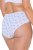 Ulla Popken 849098 Geblümte Slips 5er-Pack Hellblau - Slips - 