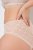 Ulla Popken 849194 Geblümte Slips mit Spitze 3er-Pack Schwarz - Slips - 