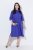 Ulla Popken 849541 Kurzärmliges Hemdblusenkleid mit Tunnelzug Violett - Blusenkleider - 