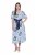 Ulla Popken 849662 Geblümtes Hemdblusenkleid Wollweiß - Midikleider - Midikleider in großen Größen