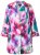 Ulla Popken 849728 Geblümter Blazer aus Leinenmix Weiß - Blazer - Blazer für Frauen in Großgrößen