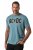 JP1880 849790 AC/DC Classic Logo T-Shirt Türkisblau - Band-T-shirts - Band T-Shirts für große Größen