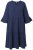 Ulla Popken 849856 Kleid mit Volants Dunkelblau - Midikleider - Midikleider in großen Größen