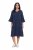 Ulla Popken 849856 Kleid mit Volants Dunkelblau - Midikleider - Midikleider in großen Größen
