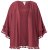 Ulla Popken 849860 Kimono Rostrot - Strickjacken - Strickjacken in großen Größen für Damen