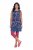 Ulla Popken 849887 Ärmelloses Jerseykleid Dunkelblau - Jerseykleider - 