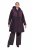 Ulla Popken 849908 Regenjacke Weinrot - Jacken - Große Jacken für Damen