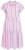 Ulla Popken 849969 Gestreiftes Midikleid mit Volants Rosa - Midikleider - Midikleider in großen Größen