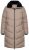 Ulla Popken 850041 Steppmantel Taupe - Mäntel - Große Größen: Mäntel für Damen