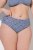 Ulla Popken 850077 Gemusterte Slips 5er-Pack Hellblau - Slips - 