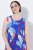 Ulla Popken 850367 Gemustertes Jerseykleid Dunkelblau - Jerseykleider - 
