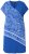 Ulla Popken 850389 Gemustertes Chiffonkleid Blau - Kleider - Kleider für jede Größe
