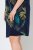 Ulla Popken 850393 Gemustertes Chiffonkleid Dunkelblau - Sommerkleider - Große Größen: Leichte Sommerkleider