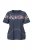 Ulla Popken 850403 Pyjama mit Blumenmuster Dunkelblau - Pyjama/Loungewear - 