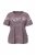 Ulla Popken 850403 Pyjama mit Blumenmuster Braun - Pyjama/Loungewear - 