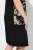 Ulla Popken 850406 Gemustertes Chiffonkleid Schwarz - Kleider - Kleider für jede Größe