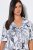 Ulla Popken 850441 Pyjama mit Muster Wollweiß - Pyjama/Loungewear - 