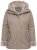 Ulla Popken 850509 Kunstfelljacke Taupe - Jacken - Große Jacken für Damen