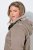 Ulla Popken 850509 Kunstfelljacke Taupe - Jacken - Große Jacken für Damen