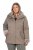 Ulla Popken 850509 Kunstfelljacke Taupe - Jacken - Große Jacken für Damen